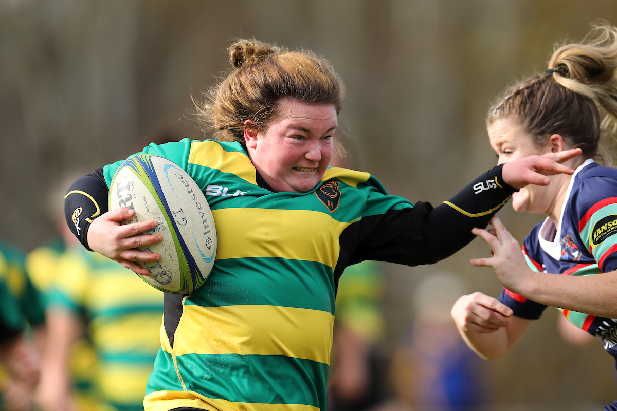 Action from the Women’s Premier Development club rugby match between Green Island and Central Otago played at Miller Park in Dunedin on Saturday 14th May, 2022. © John Caswell / http://www.caswellimages.com