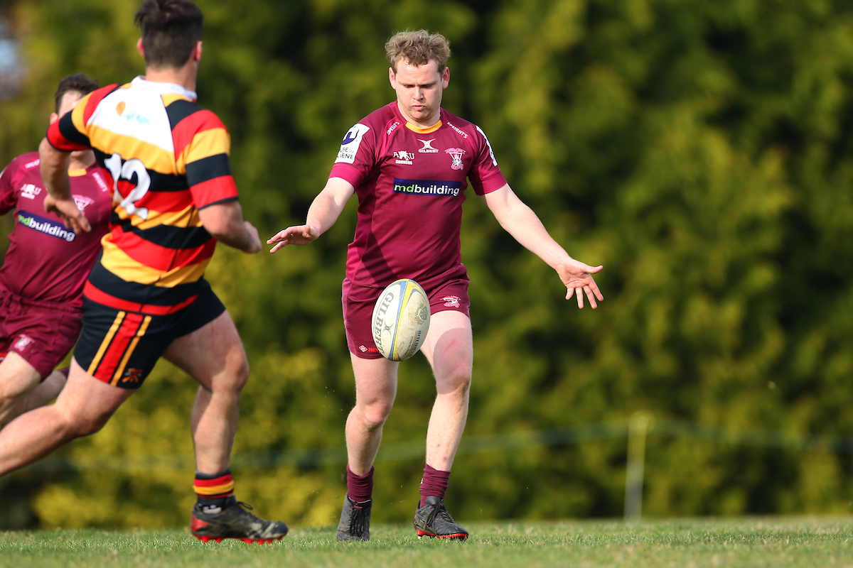 Action from Premier Development club rugby match between Zingari Richmond and Alhambra Union played at Montecillo in Dunedin on Saturday 28th May, 2022. © John Caswell / http://www.caswellimages.com