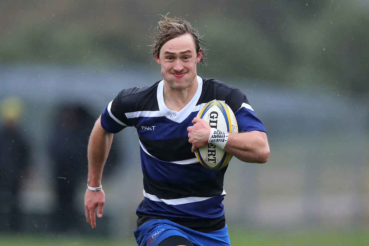 Nico Bowering of Kaikorai during the Premier club rugby match between Kaikorai and Green Island played at Bishopscourt in Dunedin on Saturday 11th June, 2022. © John Caswell / http://www.caswellimages.com