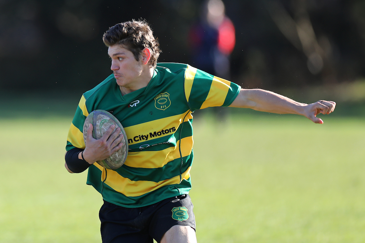 Action from Premier Colts club rugby match between Harbour and Green Island played at Watson Park in Dunedin on Saturday 23rd July, 2022. © John Caswell / https://tapebootsandbeer.com/